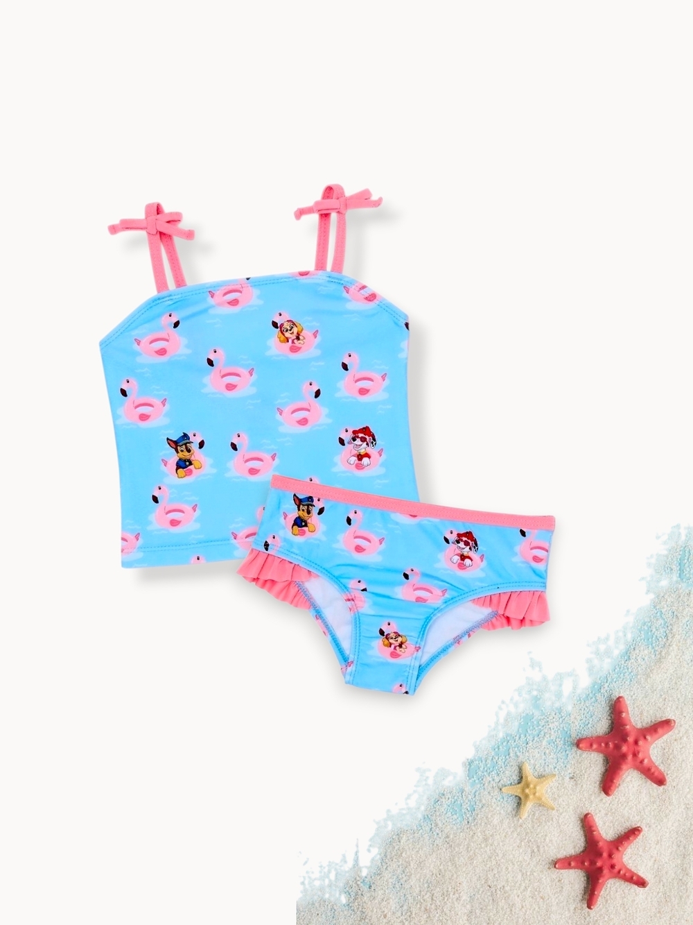 Girl's PAW Patrol Toddler Girl Ruffle Tankini, 2-Piece